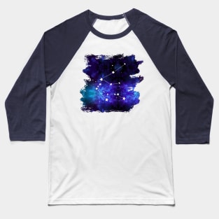 Aquarius Galaxy Baseball T-Shirt